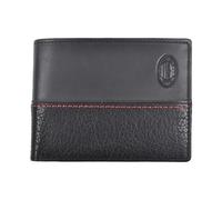 Geldbörse 100% Leder - Milan 143444, Schwarz, Standard, Zeitgenössisch