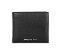 Geldbörse ARMANI EXCHANGE "Geldbörse PLAIN LEATHER BIFOLD WITH COIN POCKET 1er Pack", Herren, schwarz, Obermaterial: 100% Rindsleder Leather cow. Futter: 100% Polyester PES., Kleinlederwaren (71626444