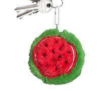 Geldbörse aus Plüsch, Geldbörse aus Plüsch, Obst | Kleine Geldbörse aus Plüsch, Fruchtmünzenbeutel, Cartoon-Plüschtasche, Taschenanhänger aus weichem Plüsch, Handtasche, Rosa (Wassermelone), Se