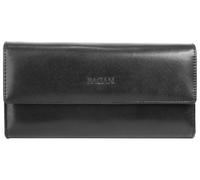 Geldbörse BAGAN "BAGAN Damen echt Leder", Damen, schwarz, Leder, glänzend, Kleinlederwaren, echt Leder (54246758-0) schwarz