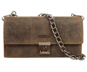Geldbörse BAGAN "BAGAN Herren, Damen echt Leder", Damen, braun, Leder, Kleinlederwaren, echt Leder (27505643-0) braun