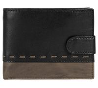 Geldbörse BAGAN, Damen, schwarz, Leder, leicht glänzend, unifarben, Kleinlederwaren, echt Leder (65962507-0) schwarz