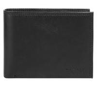 Geldbörse BAGAN, Damen, schwarz, Leder, unifarben, Kleinlederwaren, echt Leder (97405427-0) schwarz