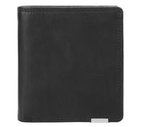 Geldbörse BODENSCHATZ, Damen, schwarz, Leder, leicht glänzend, unifarben, Kleinlederwaren, echt Leder (98648235-0) schwarz