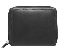 BODENSCHATZ Geldbörse KINGS NAPPA, 2fach klappbar Einheitsgröße schwarz Geldbörsen Geldscheinklammern Taschen Unisex Einheitsgröße schwarz