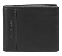 Geldbörse BODENSCHATZ "PRINESS", Damen, schwarz, Leder, beschichtet, leicht glänzend, Kleinlederwaren, echt Leder (23305061-0) schwarz