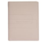 Geldbörse BRUNO BANANI, Damen, beige, Leder, leicht glänzend, unifarben, Kleinlederwaren, echt Leder (44603562-0) beige