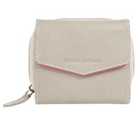 Geldbörse BRUNO BANANI, Damen, beige, Leder, leicht glänzend, unifarben, Kleinlederwaren Geldbörse, echt Leder (27535010-0)