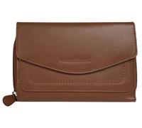 Geldbörse BRUNO BANANI, Damen, braun (cognac), Leder, leicht glänzend, unifarben, Kleinlederwaren, echt Leder (22456534-0) cognac