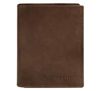 Geldbörse BRUNO BANANI, Damen, braun, Leder, unifarben, Kleinlederwaren, echt Leder (90701631-0) braun
