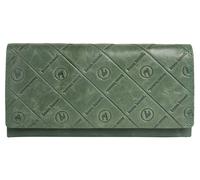 bruno banani große Geldbörse im Querformat Echt Leder Damen | RFID-Schutz, 19 Kartenfächer, praktisches Münzfach außen, Sichtfach für Ausweis, Elegantes Portemonnaie | 021859