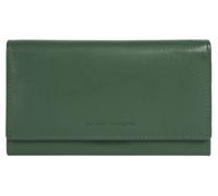 Geldbörse BRUNO BANANI, Damen, grün, Leder, leicht glänzend, unifarben, Kleinlederwaren, echt Leder (26174756-0) grün