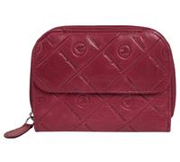 bruno banani Geldbörse Echt Leder Damen | Schlanke Geldbörse, leichtes Portemonnaie, 2 Kartenabteile, umlaufender Reißverschluss pink | 021857