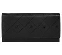 Geldbörse BRUNO BANANI, Damen, schwarz, Leder, leicht glänzend, unifarben, Kleinlederwaren, echt Leder (48880742-0) schwarz