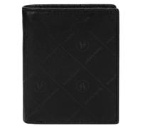 Geldbörse BRUNO BANANI, Damen, schwarz, Leder, leicht glänzend, unifarben, Kleinlederwaren, echt Leder (53702347-0) schwarz