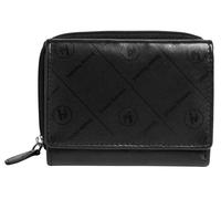 Geldbörse BRUNO BANANI, Damen, schwarz, Leder, leicht glänzend, unifarben, Kleinlederwaren, echt Leder (71530334-0) schwarz