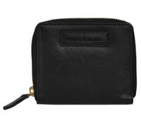 Geldbörse BRUNO BANANI, Damen, schwarz, Leder, leicht glänzend, unifarben, Kleinlederwaren, echt Leder (99249301-0) schwarz