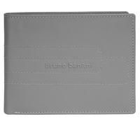 Geldbörse BRUNO BANANI, Herren, grau, Leder, leicht glänzend, unifarben, Kleinlederwaren, echt Leder (89439962-0) grau