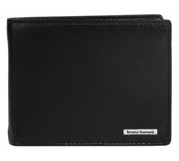 Geldbörse BRUNO BANANI, Herren, schwarz, Leder, leicht glänzend, unifarben, Kleinlederwaren, echt Leder (35191058-0) schwarz