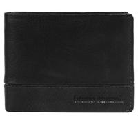 Geldbörse BRUNO BANANI, Herren, schwarz, Leder, leicht glänzend, unifarben, Kleinlederwaren, echt Leder (51792461-0) schwarz