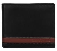 Geldbörse BRUNO BANANI, Herren, schwarz, Leder, leicht glänzend, unifarben, Kleinlederwaren, echt Leder (73168728-0) schwarz