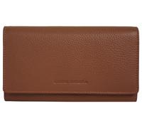Geldbörse BRUNO BANANI "SAMEA", Damen, braun (cognac), Leder, leicht glänzend, unifarben, Kleinlederwaren, echt Leder (29776209-0) cognac