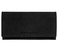 Geldbörse BUGATTI "BUGATTI Damen LUCA echt Leder", Damen, schwarz, Leder, unifarben, Kleinlederwaren, echt Leder (31052706-0) schwarz