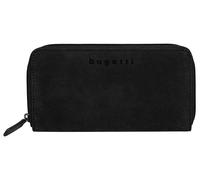 Geldbörse BUGATTI "LUCA", Damen, schwarz, Leder, unifarben, Kleinlederwaren, echt Leder (49986053-0) schwarz