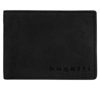 Geldbörse BUGATTI "LUCA", Herren, schwarz, Leder, unifarben, Kleinlederwaren, echt Leder (61223245-0) schwarz