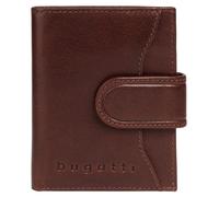 Geldbörse BUGATTI "LUCIDO", Damen, braun, Leder, leicht glänzend, unifarben, Kleinlederwaren, echt Leder (42046721-0) braun