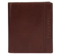 Geldbörse BUGATTI "LUCIDO", Damen, braun, Leder, leicht glänzend, unifarben, Kleinlederwaren, echt Leder (89107406-0) braun