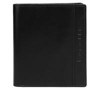 Geldbörse BUGATTI "LUCIDO", Damen, schwarz, Leder, leicht glänzend, unifarben, Kleinlederwaren, echt Leder (68473231-0) schwarz