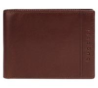 Geldbörse BUGATTI "LUCIDO", Herren, braun, Leder, leicht glänzend, unifarben, Kleinlederwaren, echt Leder (31849410-0) braun