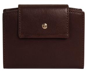 Geldbörse BUGATTI "NEAPLES", Damen, braun, Leder, leicht glänzend, unifarben, Kleinlederwaren, echt Leder (43114663-0) braun