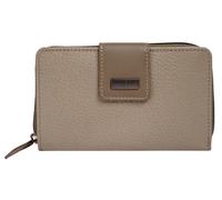 Geldbörse BUGATTI "SINA", Damen, beige, Leder, leicht glänzend, unifarben, Kleinlederwaren, echt Leder (30910817-0) beige