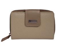 Geldbörse BUGATTI "SINA", Damen, beige, Leder, leicht glänzend, unifarben, Kleinlederwaren, echt Leder (33777616-0) beige