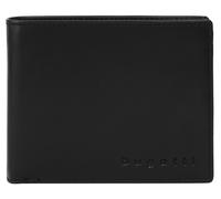 Geldbörse BUGATTI "SUPER SLIM RFID", Damen, schwarz, Leder, leicht glänzend, unifarben, Kleinlederwaren, echt Leder (69916026-0) schwarz