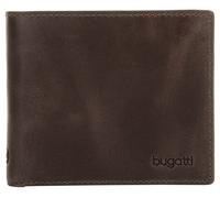 Geldbörse BUGATTI "VOLO", Damen, braun, Leder, glänzend, Kleinlederwaren, echt Leder (75646046-0) braun