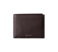 Calvin Klein Herren Foil Emboss Trifold W/Card Lv04d1241g Geldbörsen, Brown (CK Dark Brown)