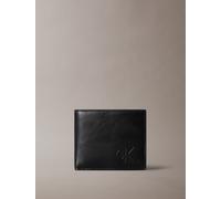 Calvin Klein Herren Geldbörse SCLPTD IMPRSSN BLLFL LV04G1072G Leder Einheitsgröße Schwarz