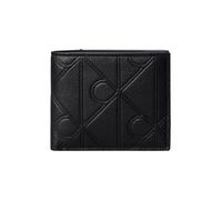 Geldbörse CALVIN KLEIN "XL EMBLEM AOP EMBOSS BILLFOLD W", Herren, schwarz, Leder, Basic, Kleinlederwaren, Geldbeutel, Portemonnaie, Money Pocket (90683502-0) schwarz