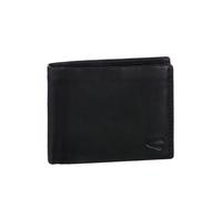 Geldbörse CAMEL ACTIVE "Atlanta", Damen, schwarz, Leder, clean, gepflegt, unifarben, Kleinlederwaren, aus besonders weichem Leder mit RFID Schutz (644407-0) schwarz