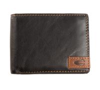 Geldbörse CAMEL ACTIVE "California", Damen, schwarz, Leder, kontrastfarbene Details, mehrfarbig, Kleinlederwaren, auch hochwertigem Rindsleder mit auffälligen Kontrastnähten (634332-0) schwarz