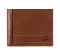 Geldbörse CAMEL ACTIVE "Field", Herren, braun, Leder, clean, gepflegt, unifarben, Kleinlederwaren, aus fein genarbte Leder mit RFID-Schutz und Tracking Tag Fach (86628404-0) braun
