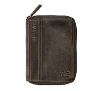 Geldbörse CAMEL ACTIVE "Melbourne", Herren, schwarz, Leder, Antik-Look, Kleinlederwaren, aus hochwertigem Rindsleder mit kernigen Nähten im Used Look (72670116-0) schwarz