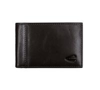 Geldbörse CAMEL ACTIVE "Pine", Damen, schwarz, Leder, clean, gepflegt, unifarben, Kleinlederwaren, aus pflanzlich gegerbtem Rindsleder im kernigen Look mit RFID-Schutz (95375742-0) schwarz