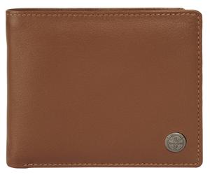 Geldbörse CHIEMSEE "CHIEMSEE Herren echt Leder", Damen, braun (cognac), Leder, leicht glänzend, unifarben, Kleinlederwaren, echt Leder (25789001-0) cognac
