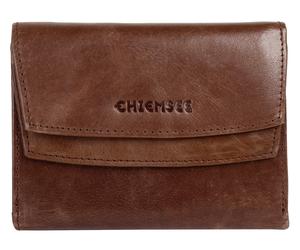 Geldbörse CHIEMSEE, Damen, braun (cognac), Leder, leicht glänzend, unifarben, Kleinlederwaren, echt Leder (13084529-0) cognac