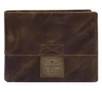 Geldbörse CHIEMSEE, Damen, braun, Leder, leicht glänzend, unifarben, Kleinlederwaren, echt Leder (21789837-0) braun