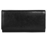 Geldbörse CHIEMSEE, Damen, schwarz, Leder, leicht glänzend, unifarben, Kleinlederwaren, echt Leder (40402935-0) schwarz